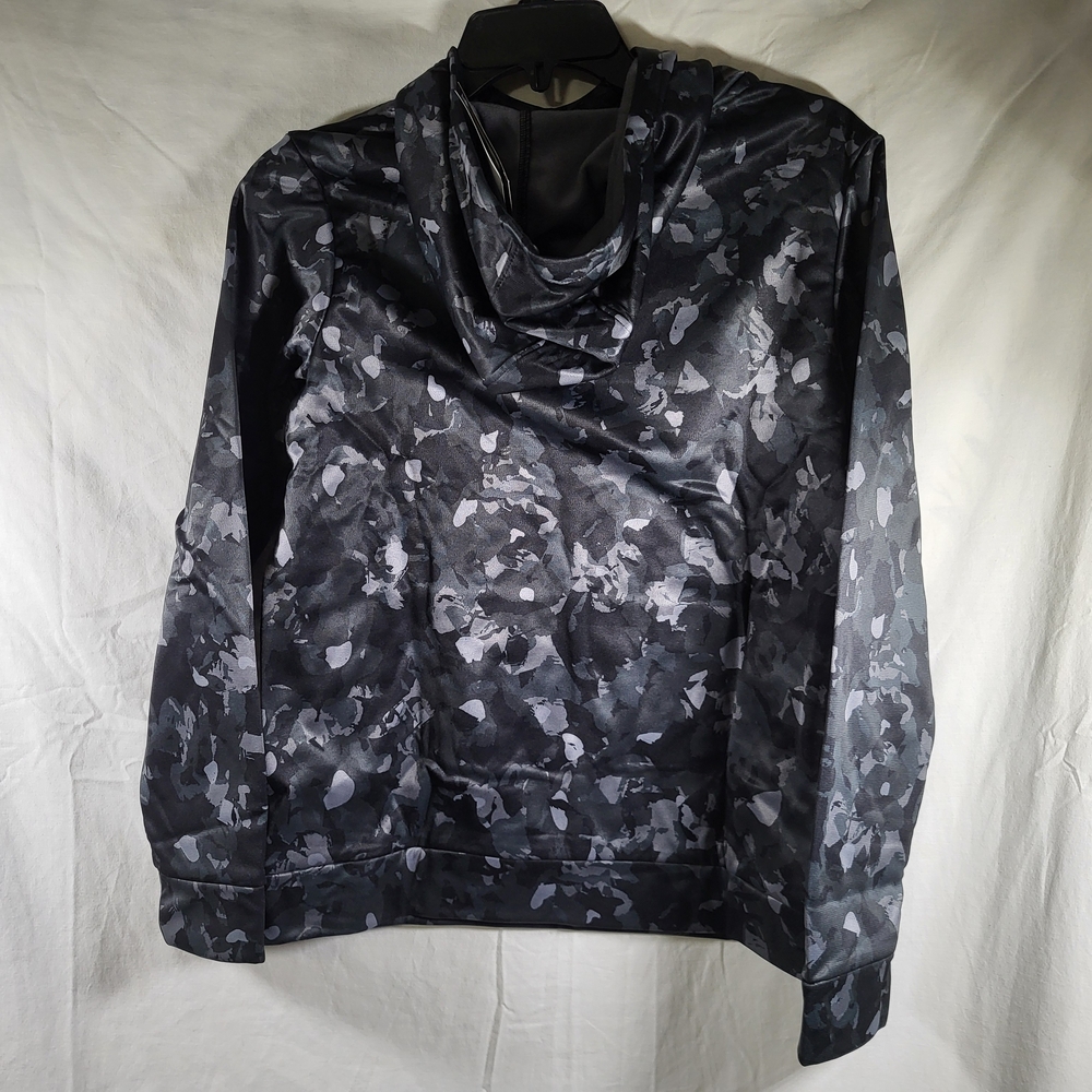 Nwt Boys Kids Size Large YL 14-16 Under Armour Black Camo Hoodie - Picture 2 of 2